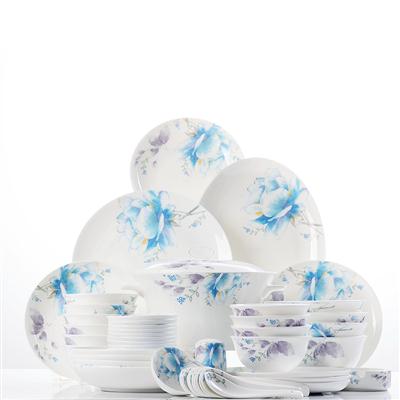 被干出水小舞小骚货48头聆听花开骨瓷礼品餐具套装